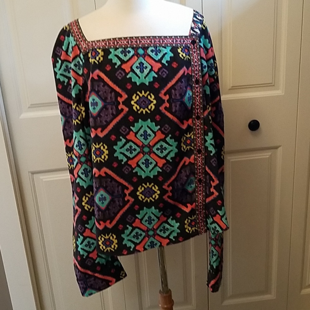 Rachel by Rachel Roy Boho Blouse XL